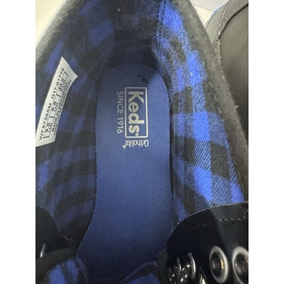 Keds Boots Womens Size 9 Scout Splash Duck Rain Ortholite Black Blue Waterproof - Picture 8 of 15